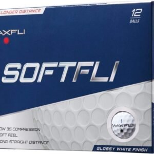 Maxfli Pelotas de golf SoftFli Gloss - Blanco