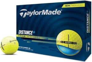 Taylormade Distance+ Yellow Golf Balls