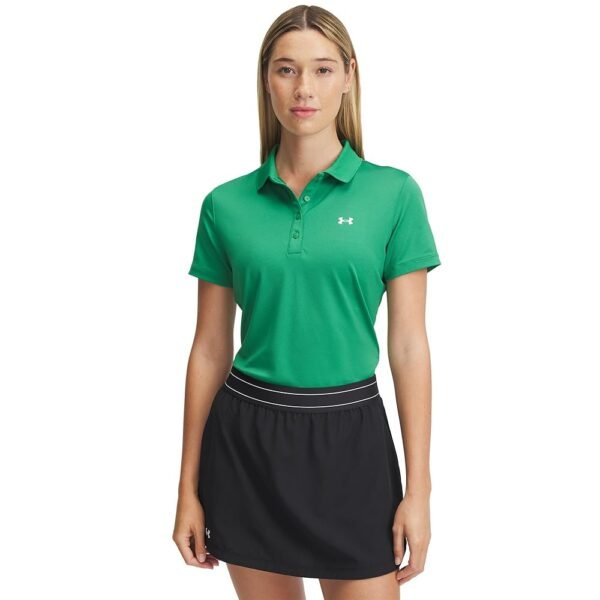 Under Armour Polo activo de manga corta para mujer