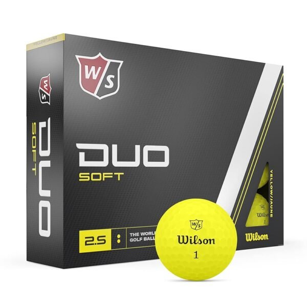 WILSON Staff 2023 Duo Soft - Pelotas de golf (12 pelotas)