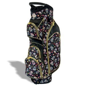 Womens Golf Bag - Taboo Fashions Lightweight Ladies Cart Bag, 14-Way, 7 Zippered Pockets, Rain Hood, Tee Holder, with Insulated Cooler Beverage Compartment